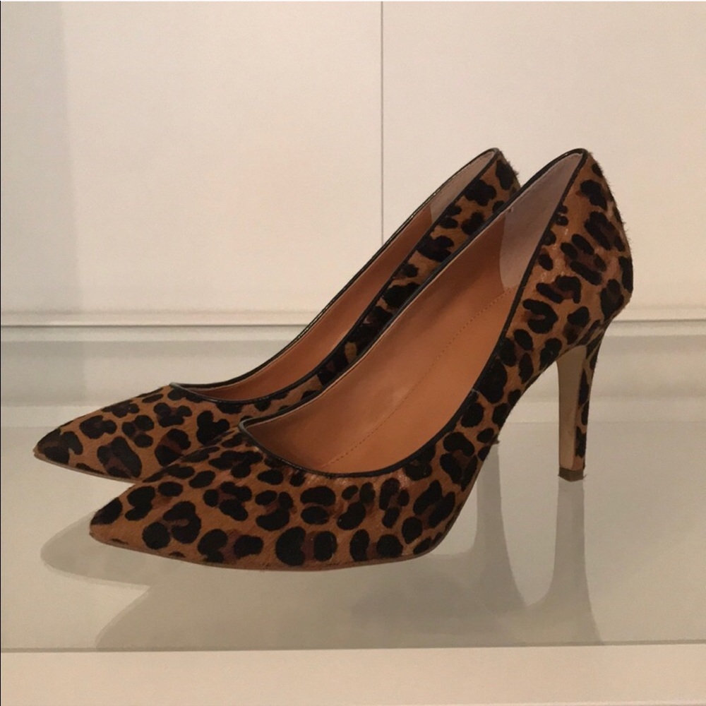 J. Crew Leopard Heels Size 7.5